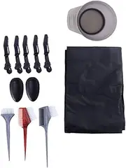 Diy Hair Coloring Kit 7pc Hair Dyeing Tool Set Brush for Home Salon Use