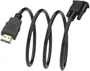HD to VGA Cord - Display Port HD to VGA Converter Cable | Anti-Interference Peripherals for Projector TV Computer Laptop Desktop