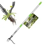 WORKPRO Weed Puller Tool 33"-46" Handle Stand Up Heavy Duty Weed Remover 4 Claws
