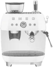 Smeg 50's Style Espresso Machine With Built in Grinder White