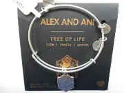 Alex and Ani TREE OF LIFE IV Expandable Wire Bracelet Rafaelian Gold NWTBC