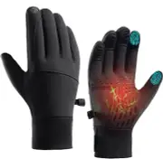 Winter Gloves,Men'S Cycling Gloves with Touch Screen Fingers,Winter Thermal W...