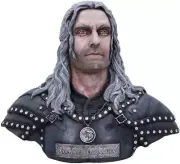 Nemesis Now Officially Licensed The Witcher Geralt of Rivia Bust 39.5cm, Grey, 3