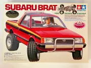 Tamiya Subaru Brat 1/10 RC Car (58384) With Silver Metal Painted Frame