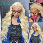 13X6 Real HD 613 Body Wave Honey Blonde Color Lace Frontal Human Hair Wigs Vietn