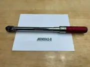Snap-on Tools RED 3/8" Drive Adjustable Click-Type Micro Torque Wrench QE2R100R