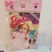 Barbie 30th Anniversary Magazine Winter 1990 Target Exclusive w/Pink Dress NIP