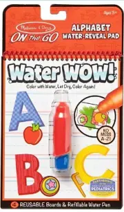 Melissa & Doug Water Wow Activity Book Alphabet Water Wow Activity Book - Alphab
