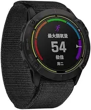 [BKUANE] 26 22mm Nylon Watchband for Garmin Fenix 6X Pro Solar Fenix 5X 5X Plus 3 HR Descent MK1 Fenix 6 5 935 945 S60 Watch Band Strap