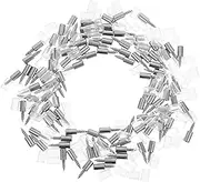 COMNESTBI 100pcs Self Tapping Screws with Rubber Sleeve for Cabinet Laminate Support Furniture Pegs for Secure Shelf Installation Prevents Scratches and Damage to Surfaces