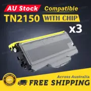 3 x Toner for Brother TN 2150 TN2150 HL-2140 HL2142 MFC-7340 TN-2150 Cartridges