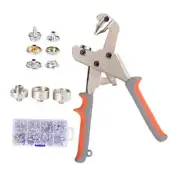 Snap Fastener Tool, Canvas Snap Kit, Heavy-Duty Snap Tool for Boat Covers,
