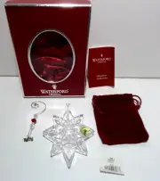 *NEW* Waterford Crystal Christmas Ornament 2009 Annual SNOWSTAR in Box