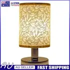 USB Bedside Lamp with Linen Fabric Shade Desk Lamp (Tyrant Gold-Silver)
