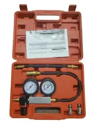 Cylinder Valve Compression Tester Gas Engine Gauge Kit Tool Auto Car Motorcycle