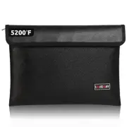 Fireproof Document Bag - with 5200°F Heat Insulated, Waterproof Fireproof Bag...
