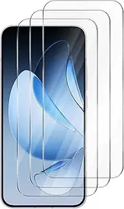 3 Pack Compatible for OPPO Reno 13F 5G Tempered Glass Screen Protector,9H Hardness,High Definition Anti-Scratch Bubble Free