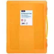 J.Burrows Stationery Case with Handle Orange