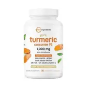 Turmeric Capsules 10,00mg Curcumin, Black Pepper & Ginger Complex Tumeric K7F4