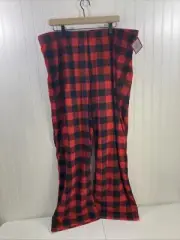 Wondershop Mens 2XL Red Black Plaid Pajama Pants New with Tags
