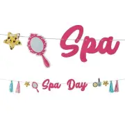 Spa Party Ready-to-Hang Garland 7 Ft