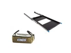 Kings 60L Medium Fridges Slide Twin Locking + Clear Top Canvas Bag Food Storage
