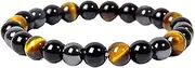 [Generic] Black Obsidian Anklet For Swelling - Black Obsidian Anklet For Swelling, Anti-Swelling Black Obsidian Anklet Bracelet For Women Men Magnetic Bracelet Anklet Lymph Magnetic Bracelet