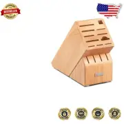 Compact 15-Slot Wooden Knife Storage Block: Safeguard Your Knives Elegantly