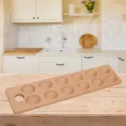 Egg Container Decoration Egg Holder Wooden Egg Storage Tray
