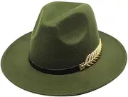 [Generic] Hunting Apparel Hat Wool Hat Women Men Unisex Hat Steam Punk Hat Top Hat Fashion Ribbon Decorative Hat Trapper Hat Gloves Men (#A-AG, One Size)