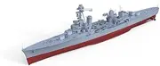 LFC400584S-A 1/400 Military Model Kit France Navy Colbert Cruiser Full Hull
