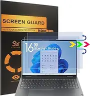 KEANBOLL 2 Pack Anti Blue Light Screen Protector for 16 inch 16:10 Aspect Ratio Laptop,-Blocking Blue Light-Anti Glare Anti Fingerprint Shield