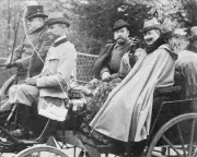 New 8x10 World War I WW1 Photo - Czar Nicholas II and Kaiser Wilhelm II carriage