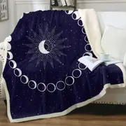 Moon Time Throw Blanket