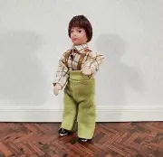 Dollhouse Victorian Boy Son Doll Porcelain Semi-Poseable 1:12 Scale Miniature