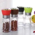 Refillable Spice Mill Transparent Seasoning Bottles Dinning Table