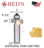 Tideway Carbide PRO LC07020808 1/4" Radius COVE Bit 1/2" shank router bit