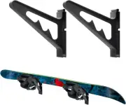 Poskad Snowboard Wall Mount Display Rack,Adjustable Storage Layers black