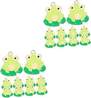 [SHINEOFI] Frog Jewelry Accessories Bead Charms Kit Necklace Charms Jewelry Making Charms Frog Charms Bead Bracelet Beads Frog Jewelry Charm Frog Dangle Charms Zinc