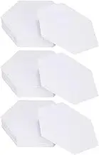 uxcell 300 Count Hexagon Paper Piecing Paper for Quilting, 1.75-Inch English Paper Piecing Template, Foundation Paper Pieces Patchwork Supplies for Quilting Sewing DIY Craft