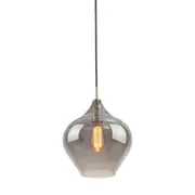 Howell Bulb Brass Smoke Glass Pendant Light