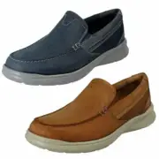 Mens Clarks Slip On Cotrell Easy Lightweight Shoes