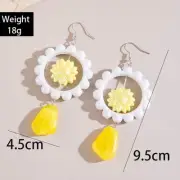 Translucent Geometric Earrings – Subtle Yet Statement