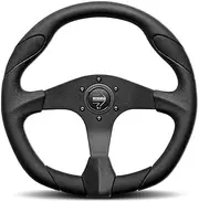 Momo QRK35BK0B Quark Black 350 mm Urethane Steering Wheel