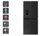 Kogan 464L French Door Fridge with Water Dispenser (Black Stainless Steel)