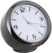 Mobestech Car Clock Clocks Small Clock for Car Mini Dashboard Clock Portable Car Vent Clips Clock for Car Dashboard Automotive Mini Alarm Clock Travel Pocket Watch Clock for Auto Abs White