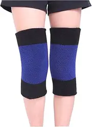Men Women Thicken Thermal Knee Braces Leg Warmers Winter Breathable Cozy Warm Knee Pads Leg Sleeves Support Protector for Ski Cycling Dance Runing Arthritis Tendonitis, 1 Pair