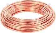 8 Gauge 6.5 feet 5 oz 99.9% Dead Soft Copper Wire for Electroculture Gardening, Jewelry Making, Beading, Science Projects, DIY Artwork, Pure Bare Copper Wire