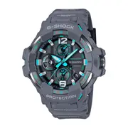 Casio G Shock Mog Gravity Master Solar Bluetooth Dual Stopwatch 200M Water Resistant Black W/ Blue Accent el Resin GRB300-8A2