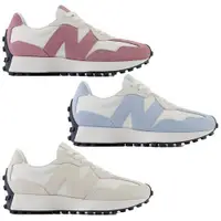 在飛比找ETMall東森購物網優惠-New Balance 327 休閒鞋 女鞋 麂皮 粉/藍/